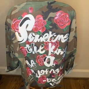 🌺CUSTOM Army Jacket!🌺